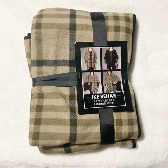 NEW! WOMEN'S IKE BEHAR REVERSIBLE FASHION WRAP - Picture 4 of 5